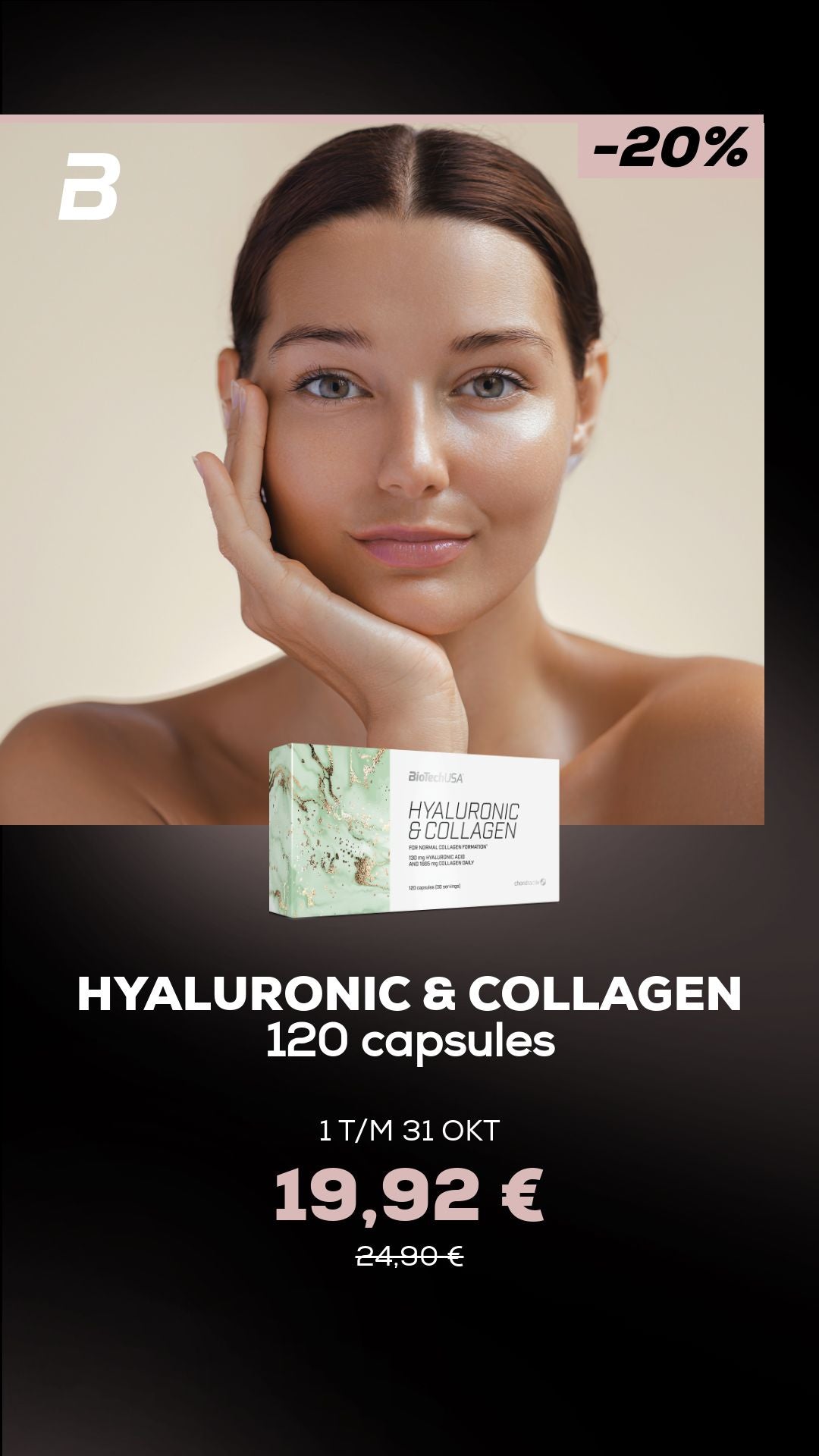 BioTechUSA - Hyaluronic & Collagen 120 capsules